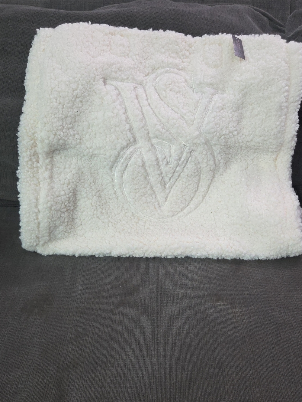 Victoria's Secret White Sherpa Bag